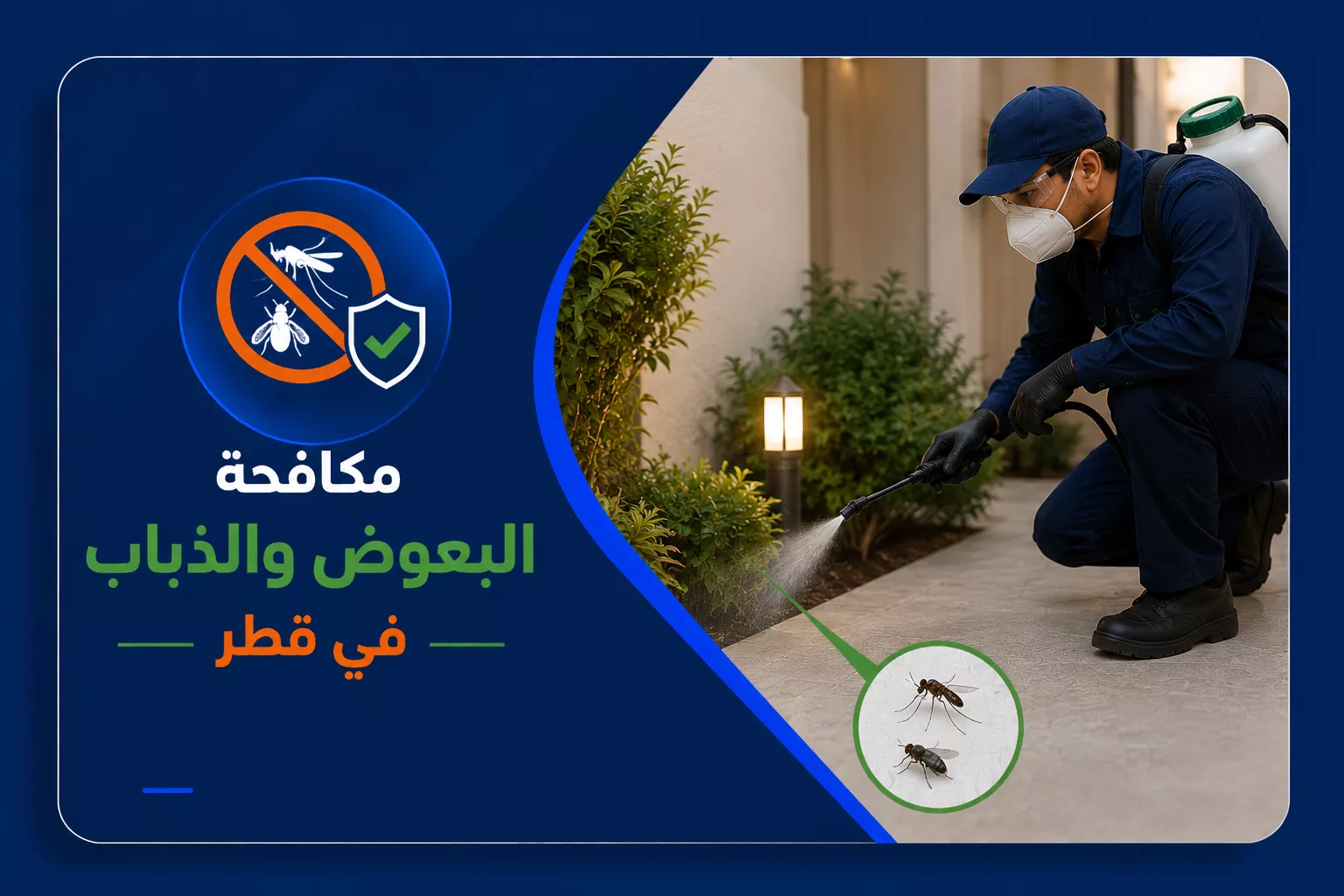 مكافحة البعوض والذباب في قطر