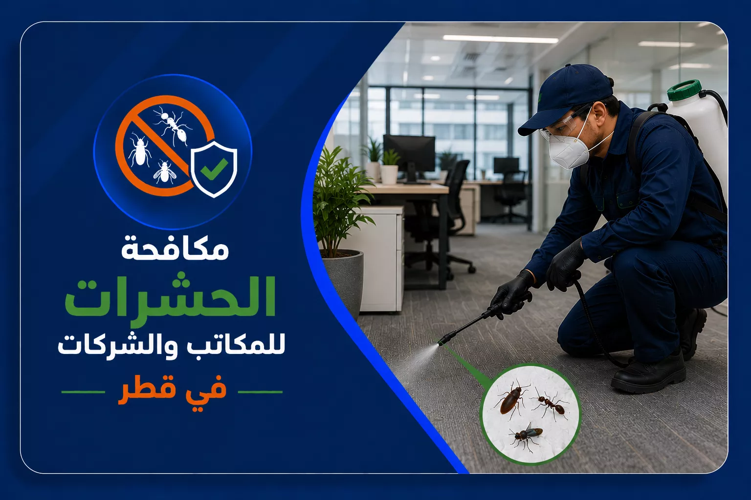مكافحة حشرات المكاتب والشركات