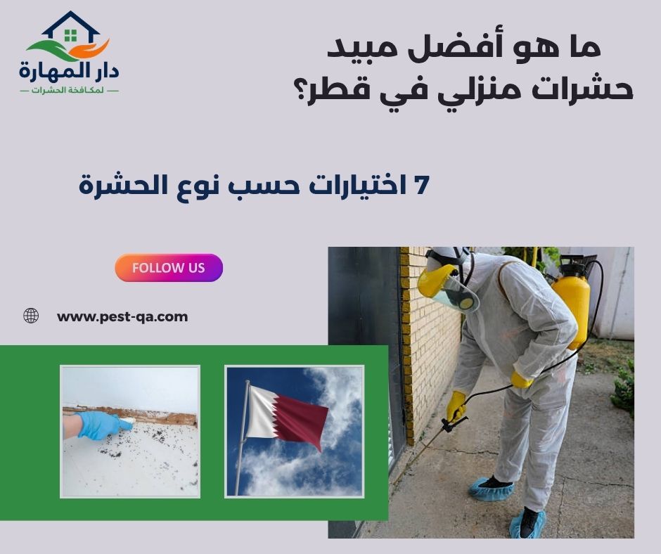 ما هو أفضل مبيد حشرات منزلي في قطر؟