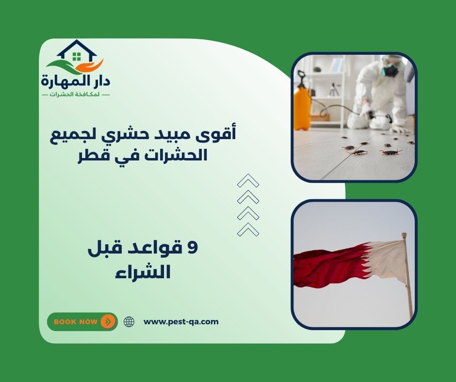 أقوى مبيد حشري لجميع الحشرات في قطر