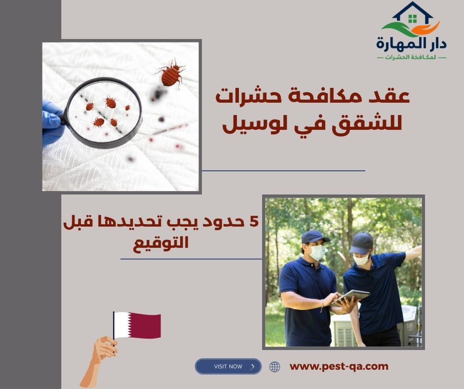 صورة مقال: عقد مكافحة حشرات للشقق في لوسيل | 5