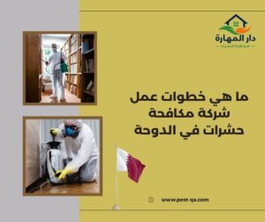 ما هي خطوات عمل شركة مكافحة حشرات في الدوحة