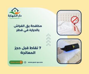 مكافحة بق الفراش بالحرارة في قطر