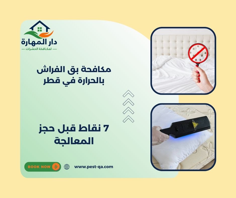 مكافحة بق الفراش بالحرارة في قطر