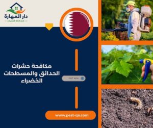 مكافحة حشرات الحدائق والمسطحات الخضراء